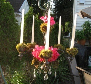 decorated chandelier