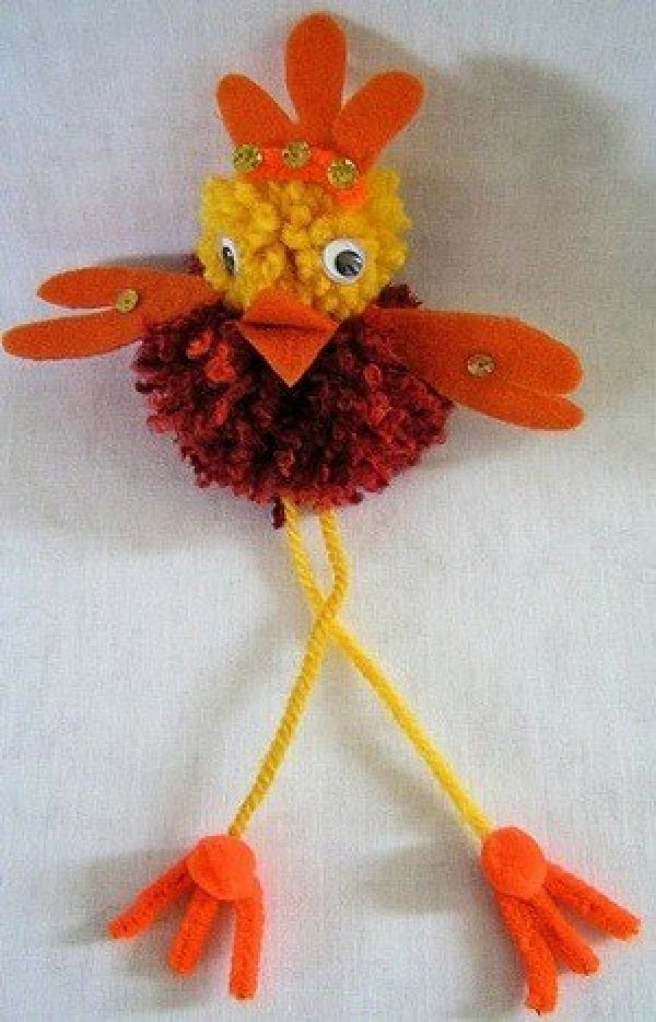 Cute Pompom Chick - finished