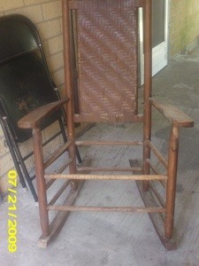 Old rocking chair.