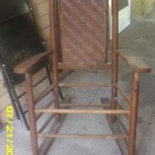 Old rocking chair.