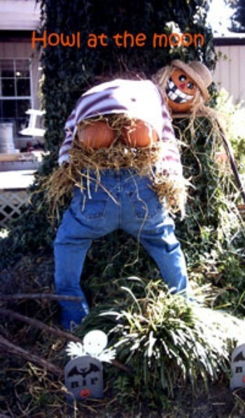 Mooning Scarecrow