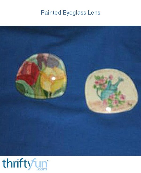 Painted Eyeglass Lens ThriftyFun