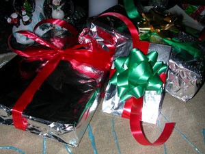 Wrap Presents With Foil