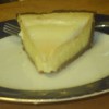 piece of cheesecake on plate