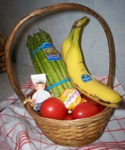 basket of fresh food