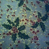 Holly printed fabric.