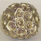 Gold Rose Ornament