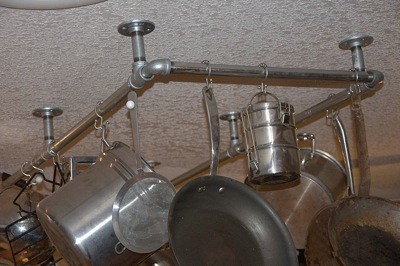 Homemade Pot Rack