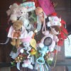 memory wreath with toys