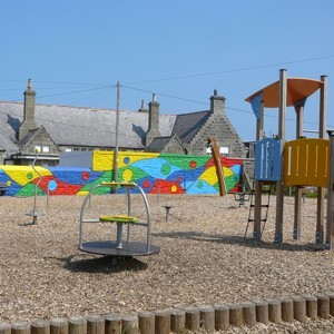 Playground mural.