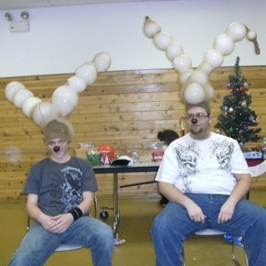 Reindeer Balloon Game