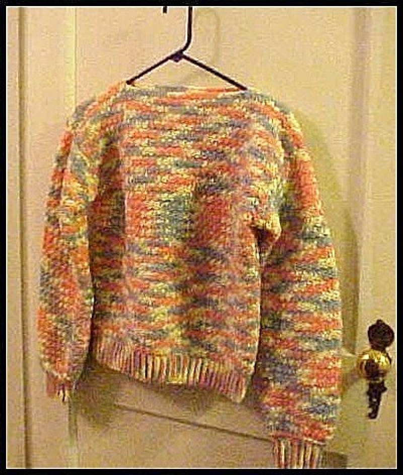 crochet rectangle cardigan