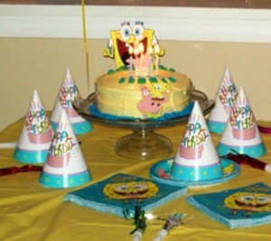 Sponge Bob Birthday Cake