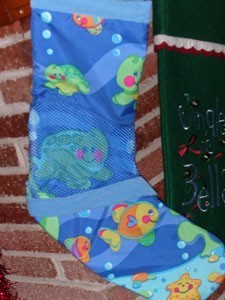 Recycled Baby Stocking