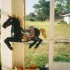 refurbished child's rocking horse