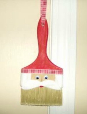 Paint Brush Santa