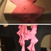 Recycled T-shirt Scarf