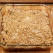 cinnamon apple crumble