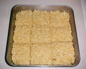Making Marshmallow Cereal Treats