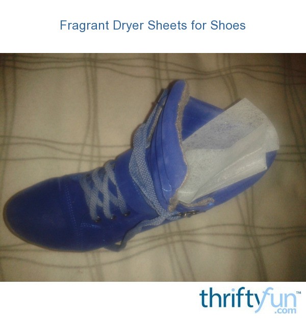 Fragrant Dryer Sheets for Shoes ThriftyFun