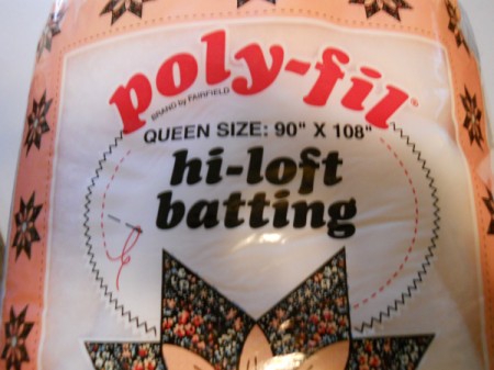 Package lable for batting.