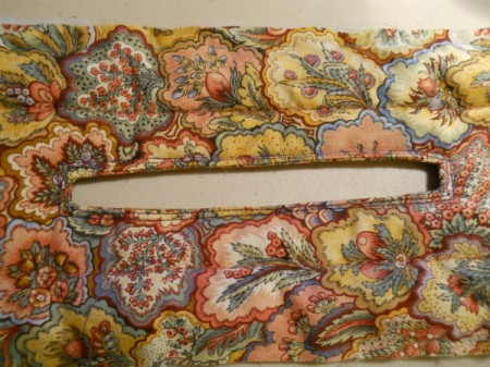 Finished handle opening.