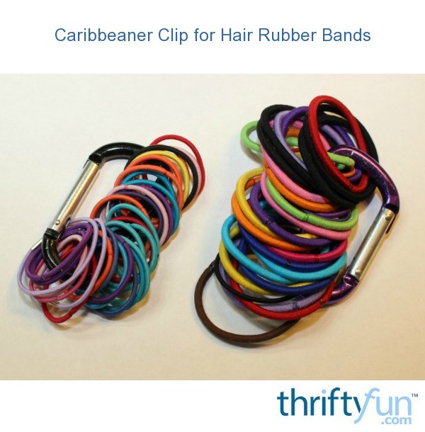Carabiner Clip for Hair Rubber Bands ThriftyFun