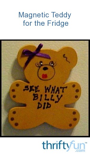 teddy bear with magnetic hands