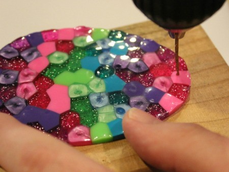 drilling a string hole