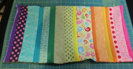 finished pillow case