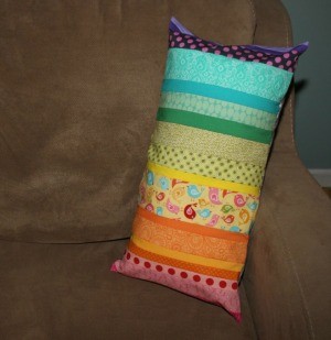 finished pillow