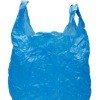 Blue Shopping Plastic Bag