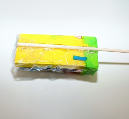glue dowel to candy 1