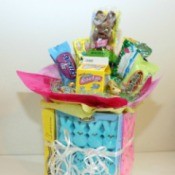 easter peeps candy bouquet