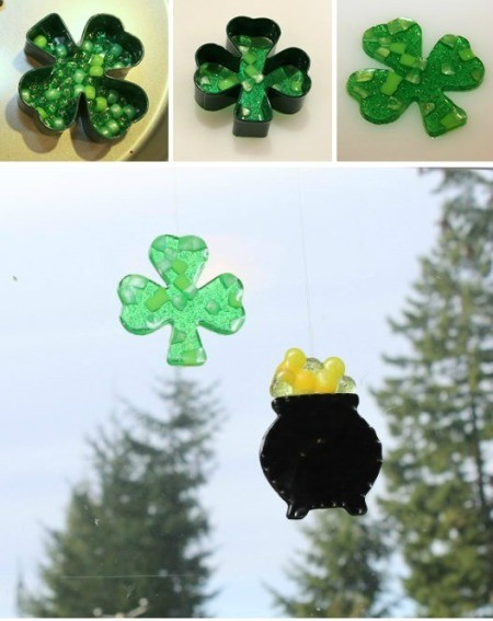 St. Patrick's Day Suncatchers