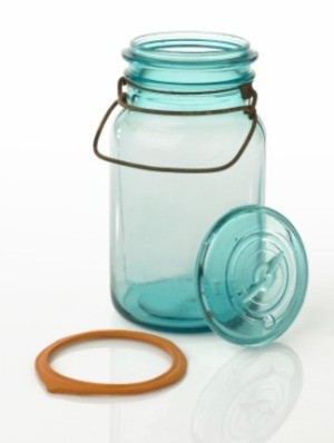 glass canister and gasket
