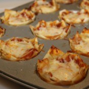 Muffin Tin Lasagna