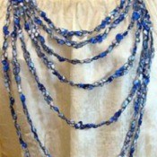 Trellis Yarn Necklace