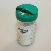powdered sugar in jar