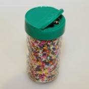 sprinkles in jar