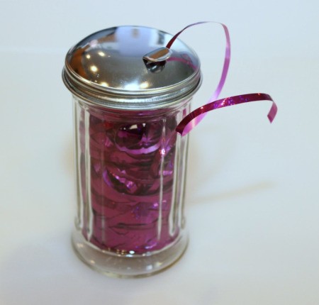 ribbon in jar