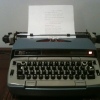 Electric typewriter.