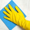 cleaning silicone spray from tiles