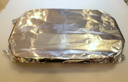 cover with foil