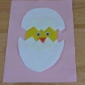Peeping Chick Easter Craft