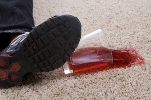 Drink Stain on Carpet