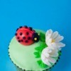 lady bug cupcakes