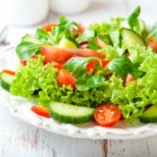 crisp green salad