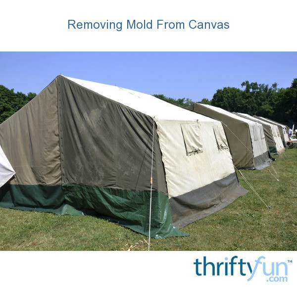 canvas tent removing