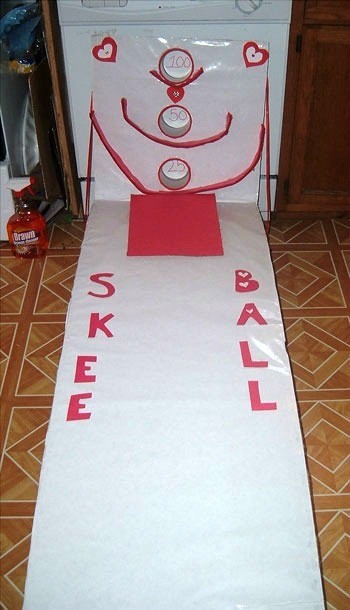 Valentine Skee Ball Game